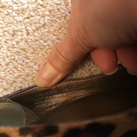 Leopard Pumps, size 7 - Picture 3 of 4